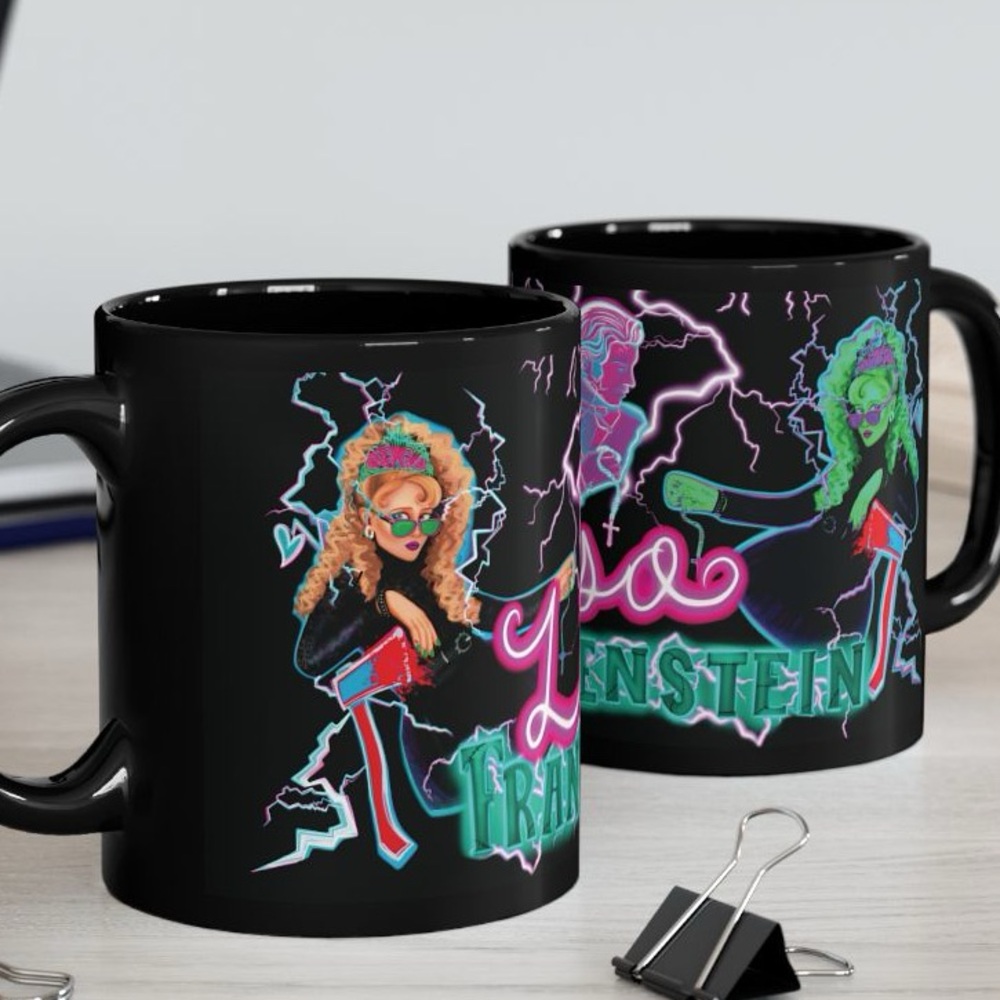 Lisa Frankenstein horror comedy movie Halloween Black Mug